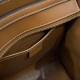 Celine Luggage Bag in Stripe Textile Tan Smooth Calfskin