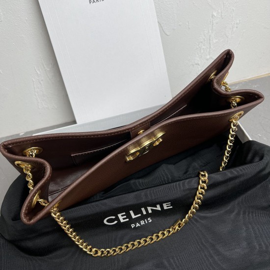 Celine Medium Newspaper Bag in Supple Calfskin 31cm 2 Colors