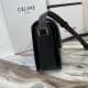 Celine Teen Triomphe Bag in Textile And Calfskin With Triophe Embroidery