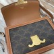 Celine Teen Triomphe Canvas And Calfskin With Printed Logo