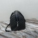 Celine Travel Bag in Black Triomphe Canvas And Black Calfskin