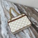 Celine Patapans in White Triomphe Canvas And Tan Calfskin