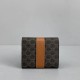 Celine Small Trifold Wallet In Triomphe Canvas And Lambskin 2 Colors 10.5cm