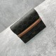 Celine Flap Origami Wallet In Triomphe Canvas And Lambskin 10.5cm