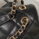 Chanel Backpack in Grained Shiny Calfskin AS4059 25cm 5 Colors