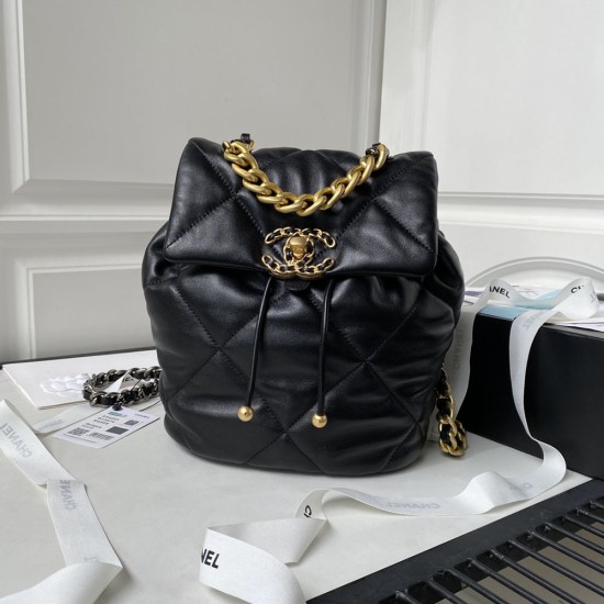 Chanel 19 Backpack In Lambskin 26cm AS4223 3 Colors