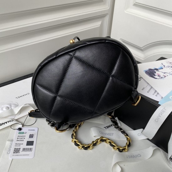 Chanel 19 Backpack In Lambskin 26cm AS4223 3 Colors