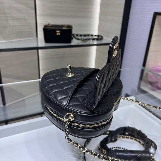 Chanel Heart Bag In Lambskin
