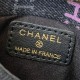 Chanel Mini Belt Bag With Chain in Multicolor Printed Denim
