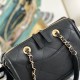 Chanel Bowling Bag With Top Handle in Calfskin 23cm