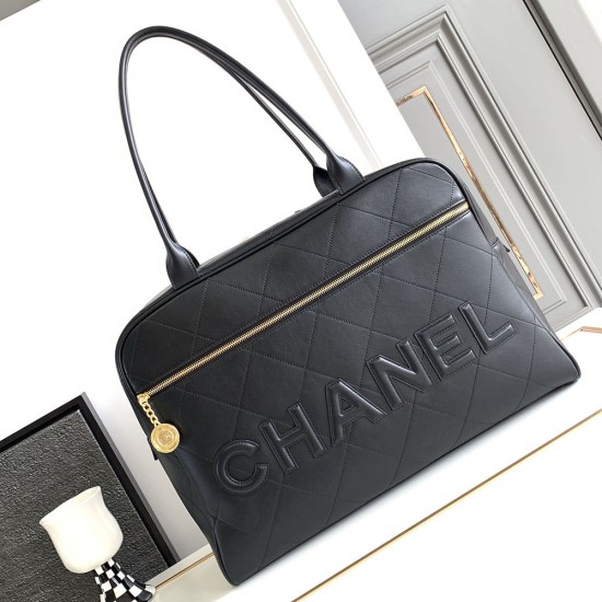 Chanel 2023 Cruise Bowling Bag 45cm 2 Colors AS3718