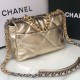 Chanel 19 Handbag in Metallic Lambskin