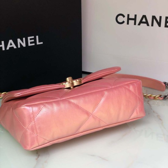 Chanel 19 Handbag in Shiny Lambskin
