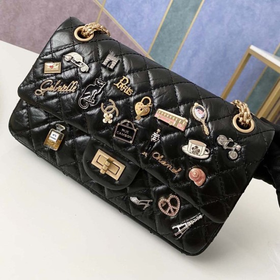 Chanel SS Limited Edition Lucky Charm Car Logo In Calfskin