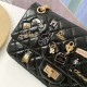 Chanel SS Limited Edition Lucky Charm Car Logo In Calfskin