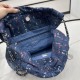 Chanel 22 Handbag In Denim Fabric With Sequins 35cm 39cm AS3261 AS3260