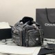 Chanel Coco Neige Bowling Bag In Nylon 34cm 2 Colors AS4364
