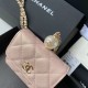 Chanel Pearls Purses with Chain in Caviar Calfskin 11cm