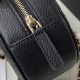 Chanel Round Bag in Grained Calfskin with Chains Logo