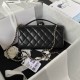 Chanel Flap Phone Holder With Chain in Shiny Calfskin 4 Colors 12.5cm