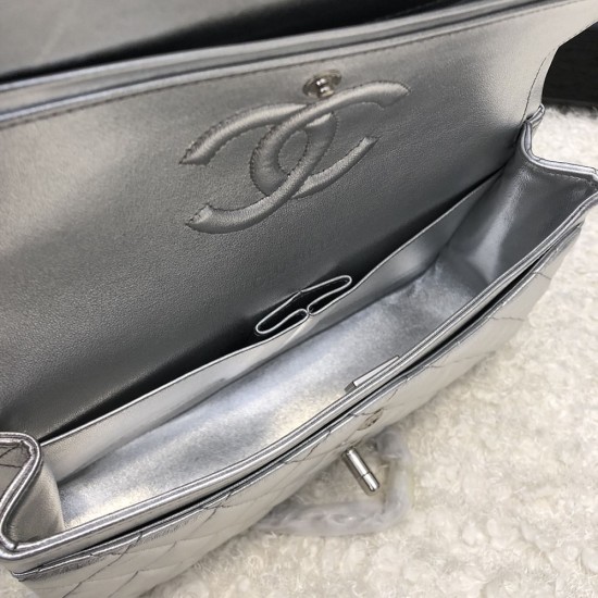 Chanel Flap Bag in Metallic Lambskin 25cm