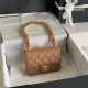 Chanel Flap Bag In Lambskin With Big Chains
