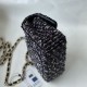 Chanel Flap Bag in Tweed Fabric 8 Colors 20cm