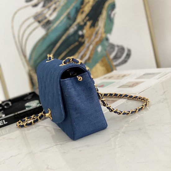 Chanel Flap Bag in Denim 22.5cm