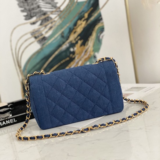 Chanel Flap Bag in Denim 22.5cm
