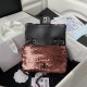 Chanel Flap Bag in Logo Sequins 20cm