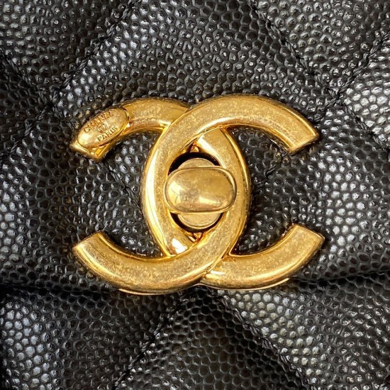 Chanel Flap Bag In Grained Calfskin 20cm 6 Colors