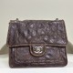Chanel Flap Bag In Brown Quilted Calfskin Paris-Edinburgh 26cm