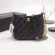 Chanel Hobo Handbag in Calfskin 16cm