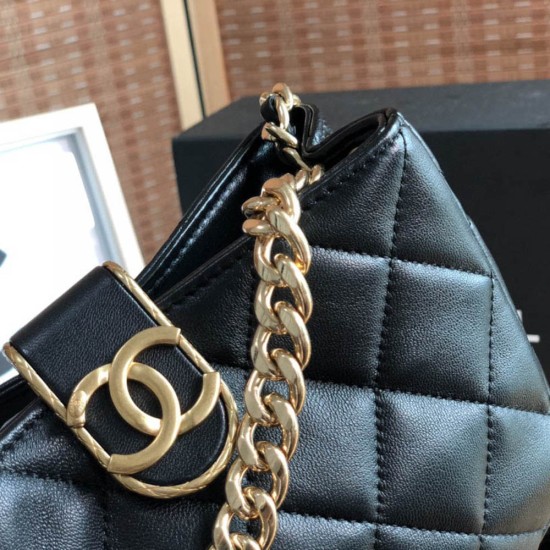 Chanel Small Hobo Bag In Lambskin 5 Colors 19cm
