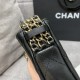 Chanel Hobo Handbag in Lambskin 