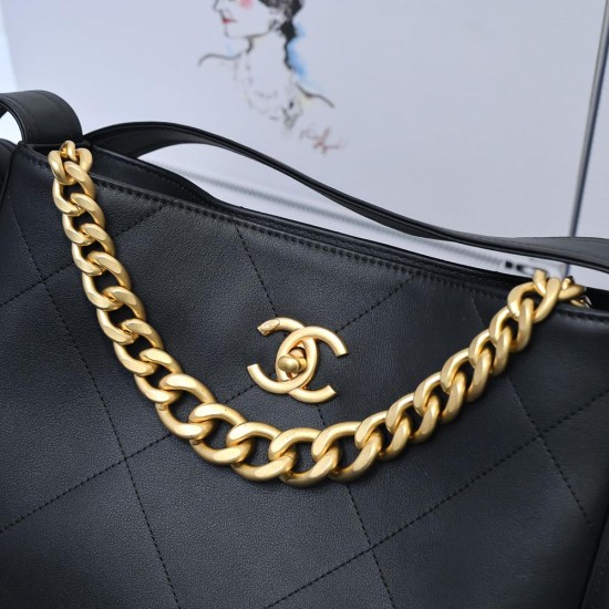 Chanel Hobo Handbags in Calfskin 29cm