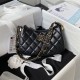 Chanel Hobo Handbag in Crumpled Calfskin 4 Colors 20.5cm 23.5cm