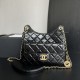 Chanel Hobo Bag In Shiny Crumpled Calfskin 21.5cm