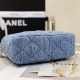 Chanel Hobo Bag In Denim Fabric 18cm