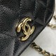Chanel Mini Clutch With Chain In Grained Calfskin 3 Colors 10.5cm
