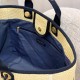 Chanel Shopping Bag in Straw With Top Handle and Chains Letters 38cm