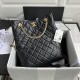 Chanel Shopping Bag With Imitation Pearls 34cm