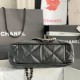 Chanel 19 Shopping Bag in Lambskin With Bicolor Chains 5 Colors 30cm
