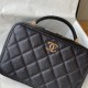 Chanel Camera Bag in Grained Calfskin With Top Handle 18.5cm