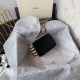 Chanel Vanity Bag With Chain in Raffia 11cm