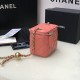 Chanel Small Vanity With Chain in Lambskin With Metal Ball