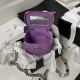 Chanel Vanity Case With Big Chains And Enamel Logo In Lambskin 12cm