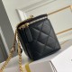 Chanel Vanity With Chain In Lambskin With Resin And Gold Tone Metal 3 Colors 10.5cm