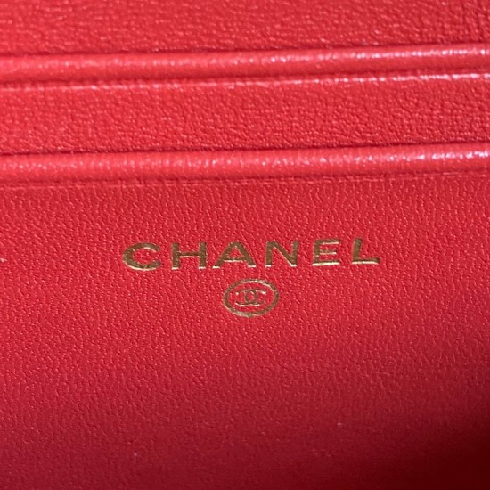 Chanel Mini Chains Vanity Bag In Lambskin 3 Colors 11cm