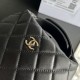 Chanel Lambskin Pouch 2 Colors 16cm